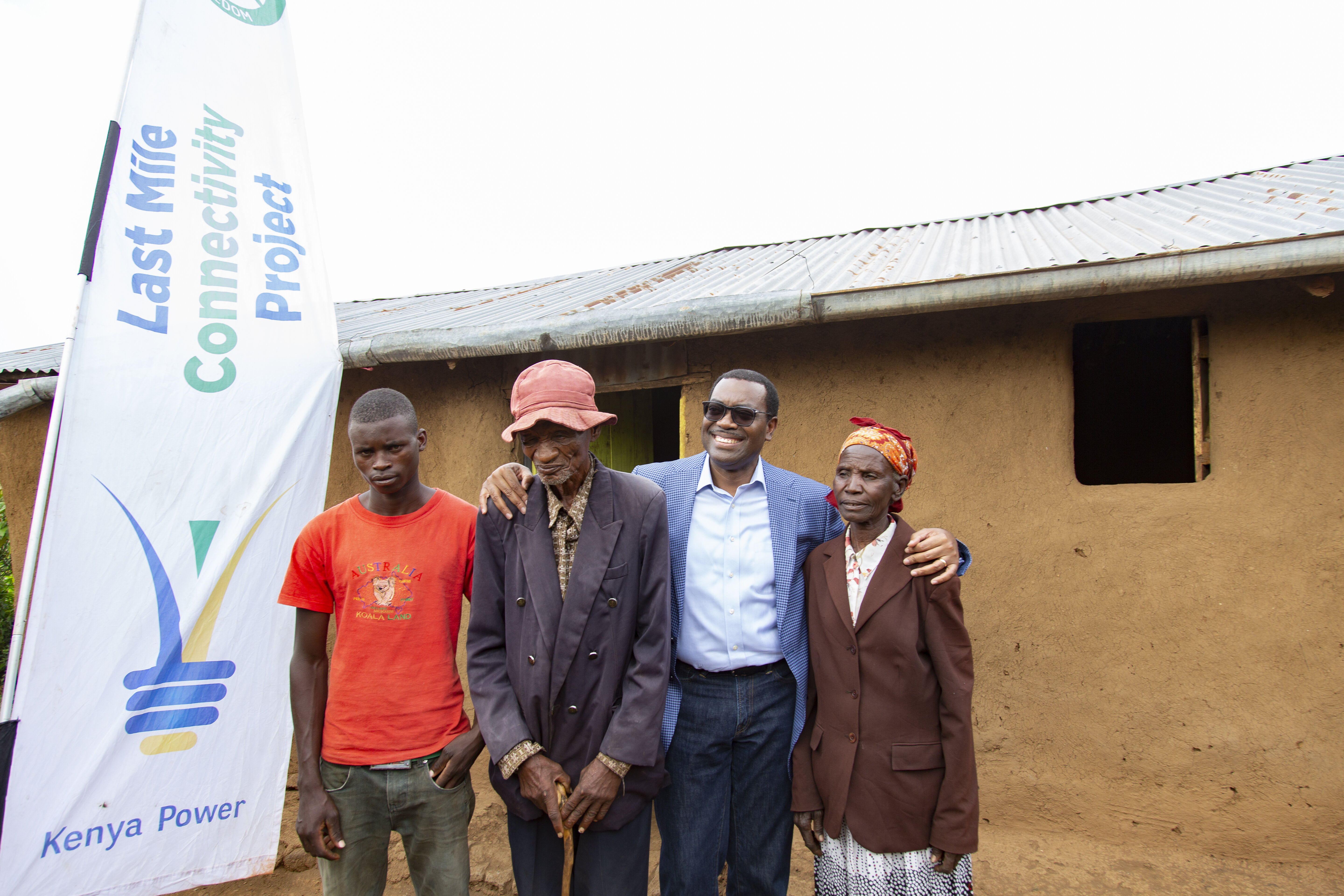Dr. Adesina at a community project